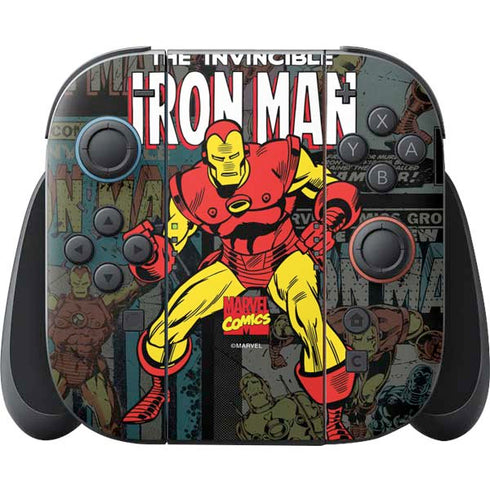 Marvel Classic Comics Iron Man Action Vintage Nintendo Skins